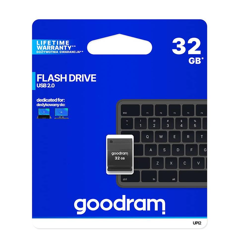 Pendrive Goodram UPI2 32GB USB MINI 2.0 blk - retail blister