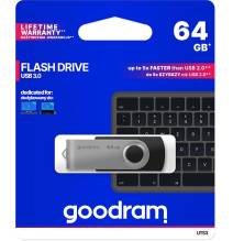 Pendrive GoodRAM 64GB UTS3 BLACK USB 3.0 - retail blister