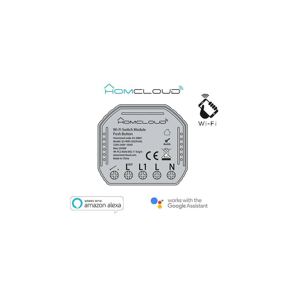 Modulo Pulsante&Interruttore 1CH Wi-Fi da incasso