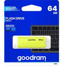 Pendrive GoodRAM 64GB UME2 yellow USB 2.0 - retail blister