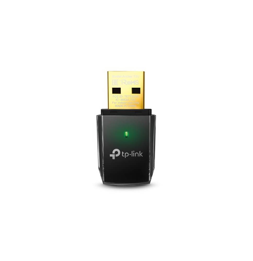 Scheda Wireless USB Dual Band AC600 TP-Link Archer T2U