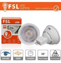 MR16 Lampadina LED - 6W 4000K 510LM 38º CRI80   DC 12V