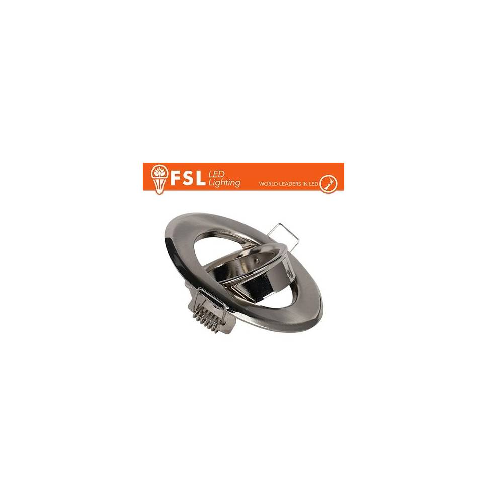 Ghiera orientabile foro 70mm COLORE NIKEL 