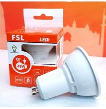 GU10 Lampadina LED - 6W 3000K 520LM 100° CRI80 Antiriflesso