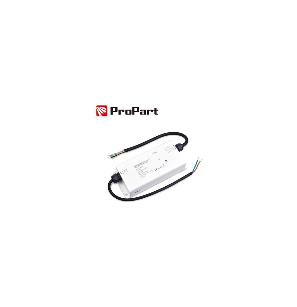 Ricevitore controller RGB/RGBW IP67 12/36V, 4CH*5A, RF 2.4G