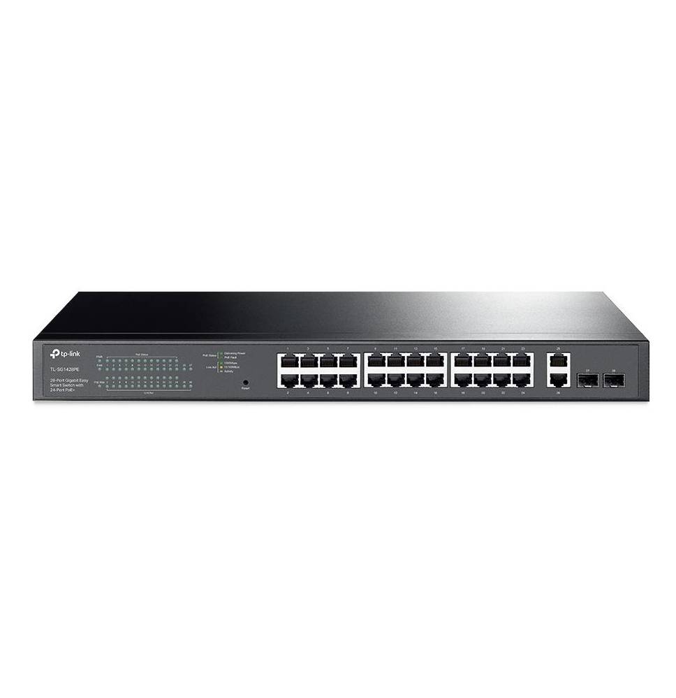 8-Port Gigabit Easy Smart PoE Switch with 24-Port PoE+