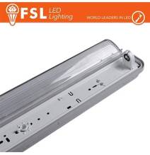 Plafo Stagna Porta tubo T8 IP65: 1 tubo 60cm