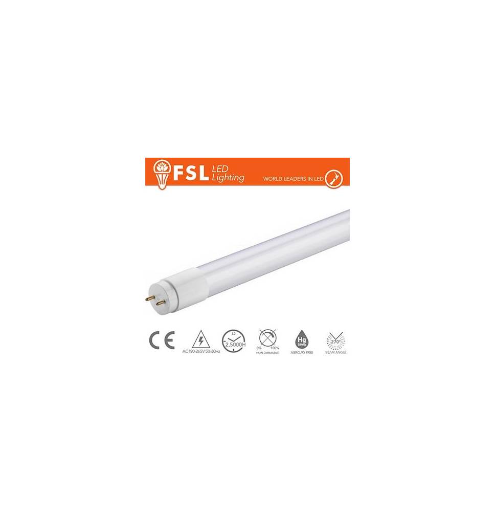 T8 LED Tubo Vetro - 22W 2000LM 6500K 120cm