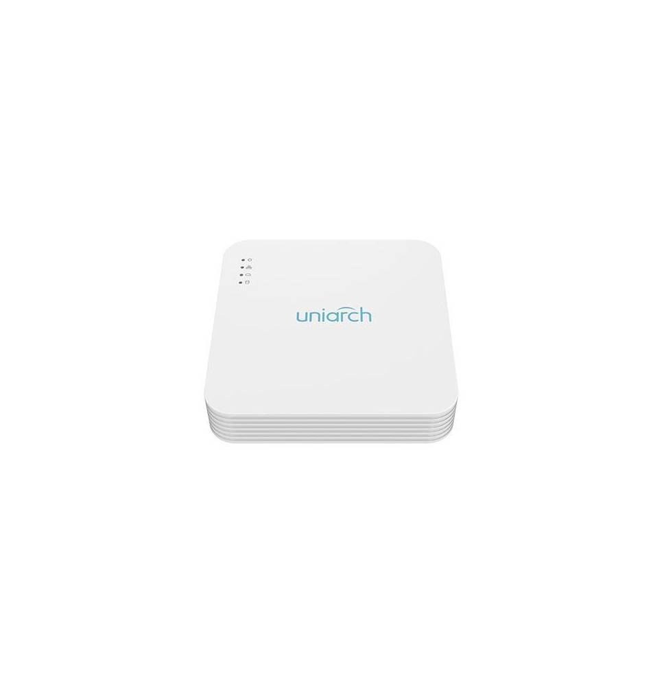 NVR Uniarch 4 Canali 8 Megapixel, 4 Porte PoE