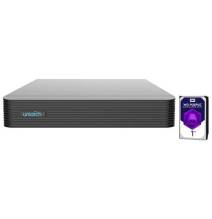 NVR Uniarch 10 Canali 8 Megapixel, senza PoE,1 HardDisk 1TB