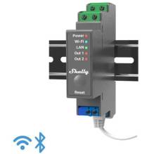 Shelly Pro 2 - IP Smart Relay DIN 2ch. LAN/WiFi/BT