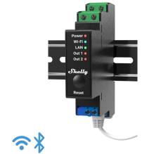 Shelly Pro 2PM - IP Smart Relay DIN 2ch. LAN/WiFi/BT + PM