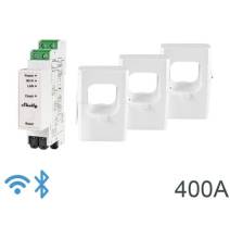 Shelly Pro 3EM 400A  - Contatore Energia DIN + 3 pinze 400A