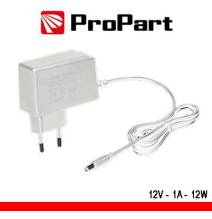 Alimentatore Switching tensione cost 12Vdc 1A (12W) Bianco