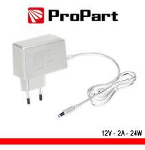 Alimentatore Switching tensione cost 12Vdc 2A (24W) Bianco