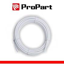 Rotolo cavo elettrico tripolare 25m H05VV-F3G 1.5mm bianco