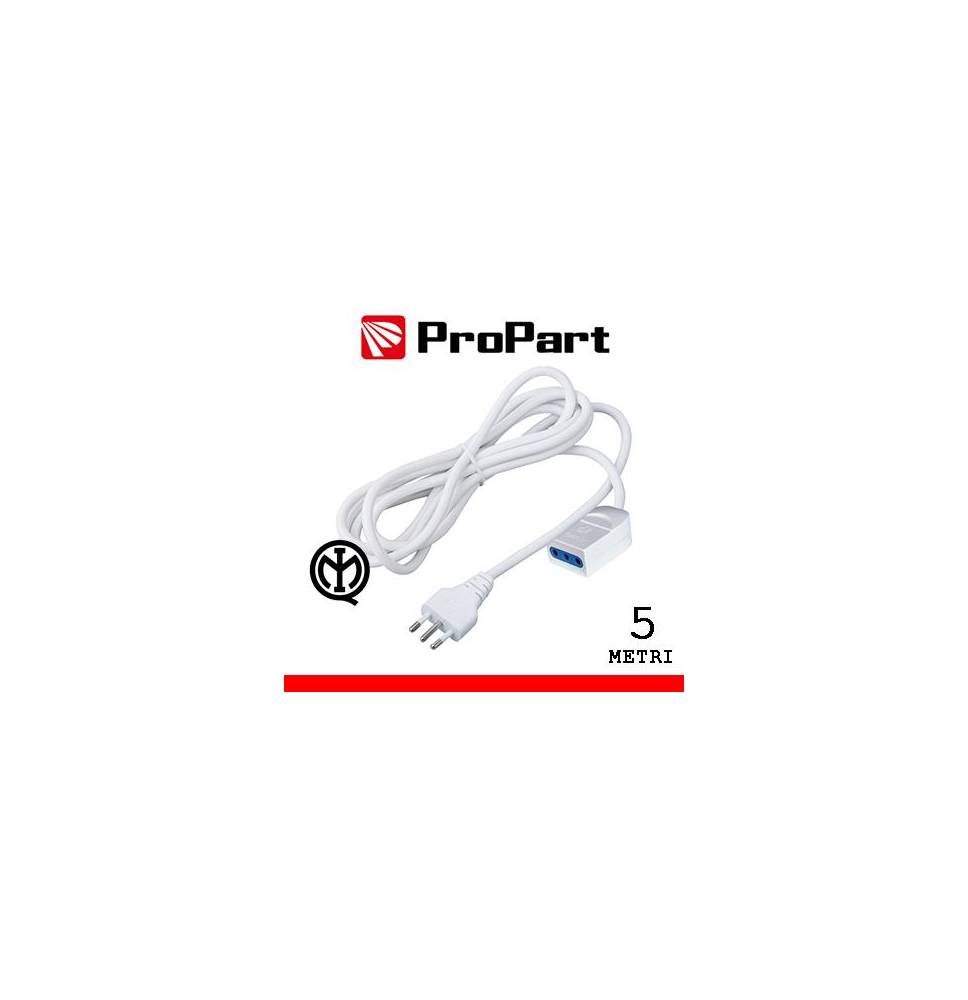 Prolunga lineare 10A 5metri spina10A