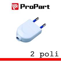 Spina 10A 2 poli polybag