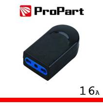 Presa 10/16A 2P+T nera polybag
