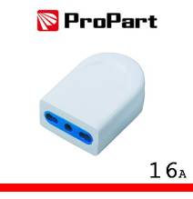 Presa 10/16A 2P+T polybag