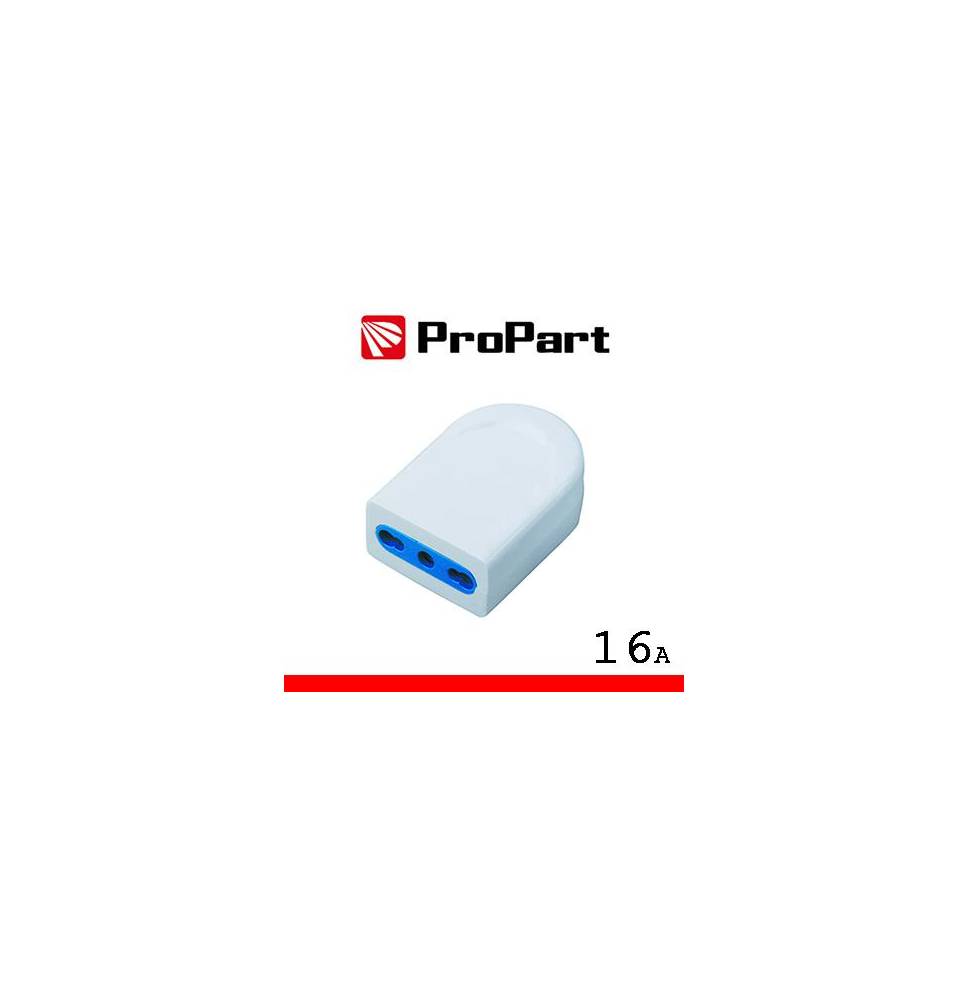 Presa 10/16A 2P+T polybag