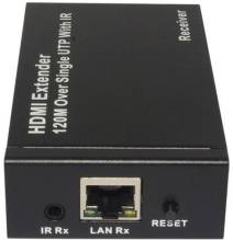 RX Extender HDMI over TCP/IP, abbinato a PET120R, 120MT 