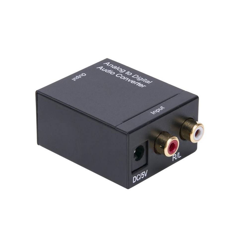 Moni Convertitore audio da Analogico R/L a Digitale/Toslink