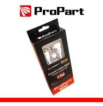Cavo antenna TV IEC 90db 1.5M SP-PR90° bia+adattat BLISTER