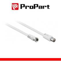Cavo antenna TV IEC 1.5M SP - SP F Bianco