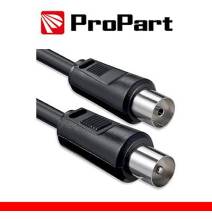 Cavo antenna TV IEC 5M SP-PR NERO