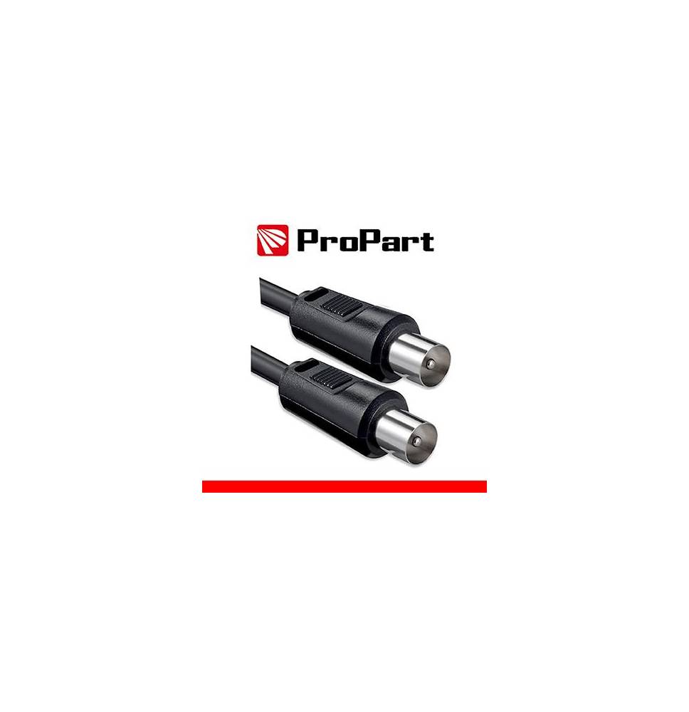 Cavo antenna TV IEC 5M SP-SP NERO