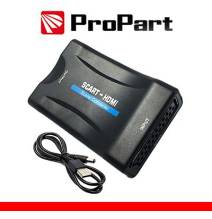 Adattatore/ Convertitore Scart - HDMI Nero 720P/1080P FullHD