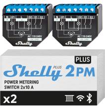 Shelly Plus 2PM DOUBLE PACK - Smart Relay 16A  AC/DC WiFi