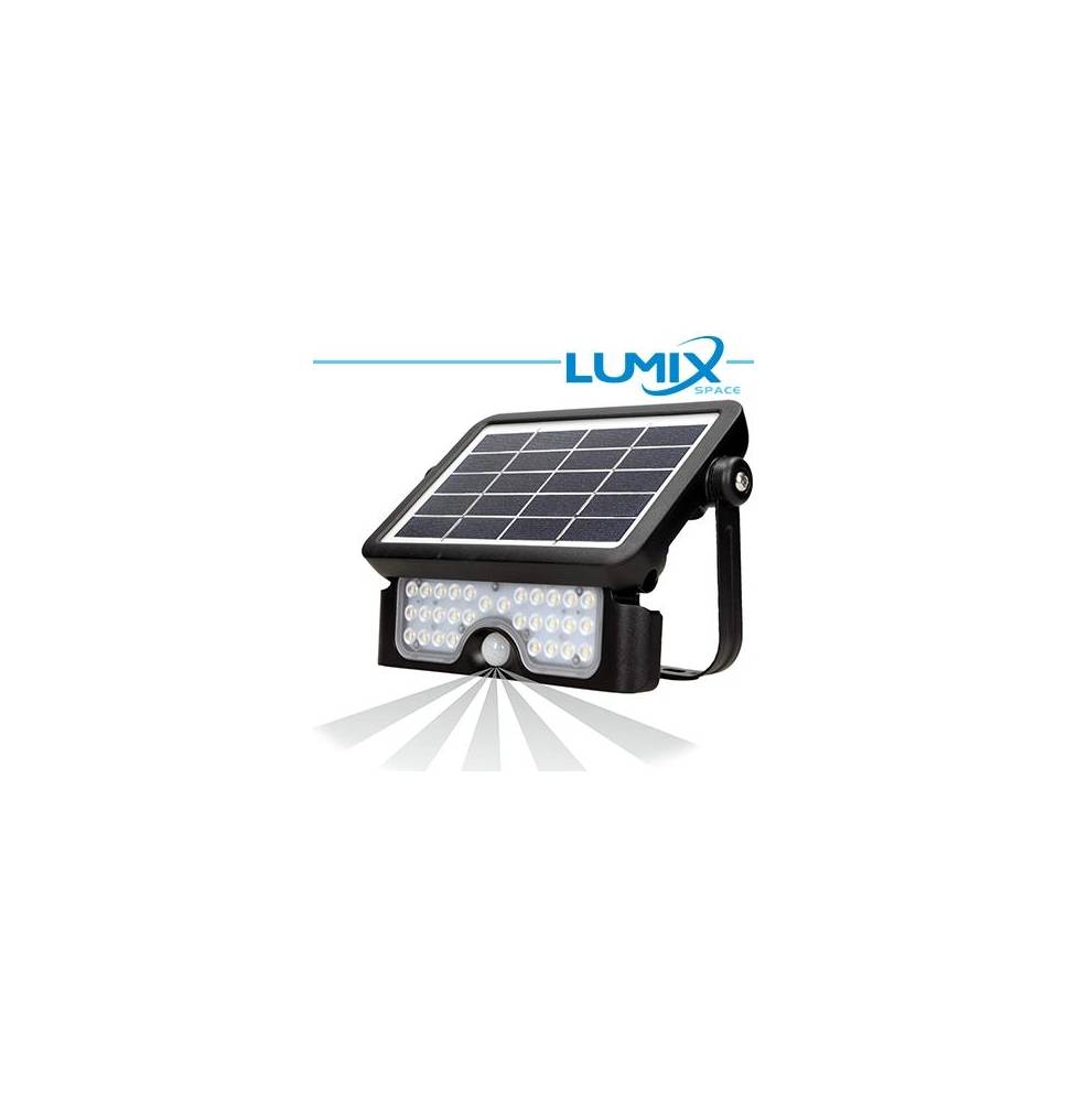 Faretto solare LED senza fili 500lm - con sensori