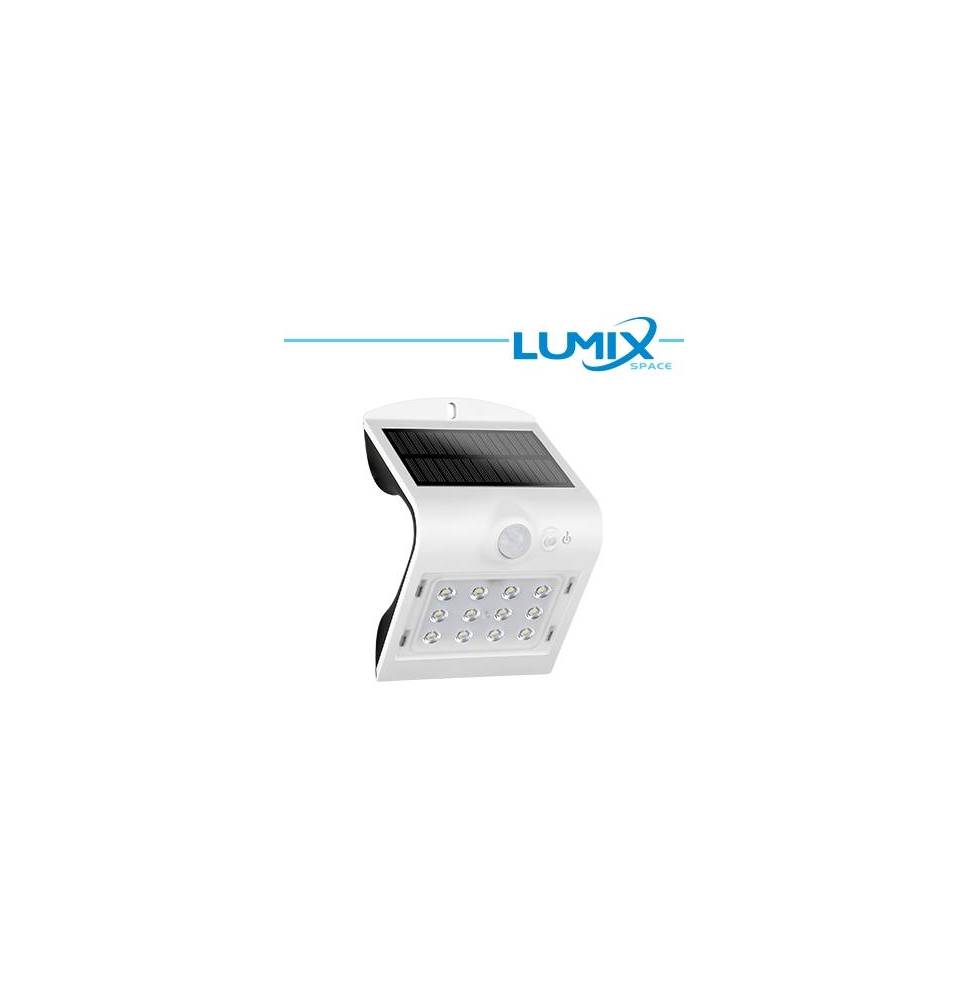 Lampada da parete LED solare senza fili con Sensori 220lm