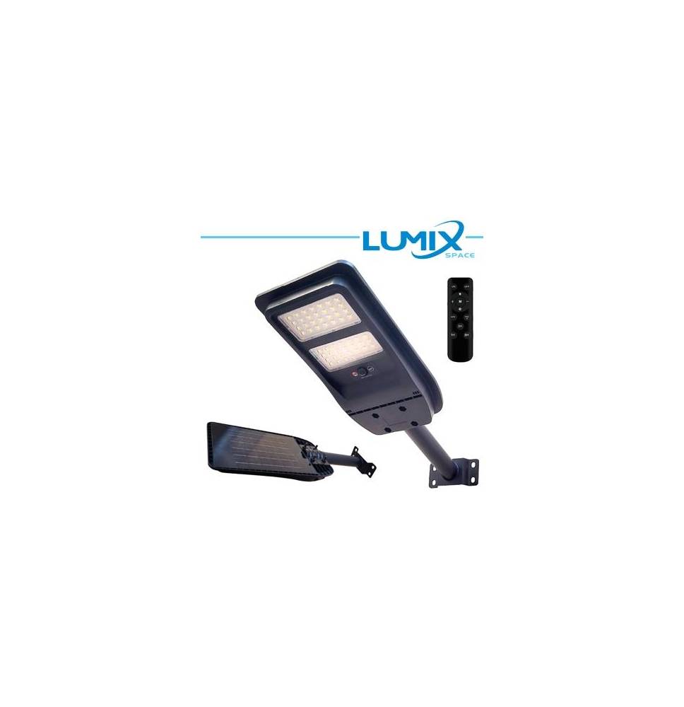 Faro solare LED senza fili con sensori, PALO INCLUSO 30cm