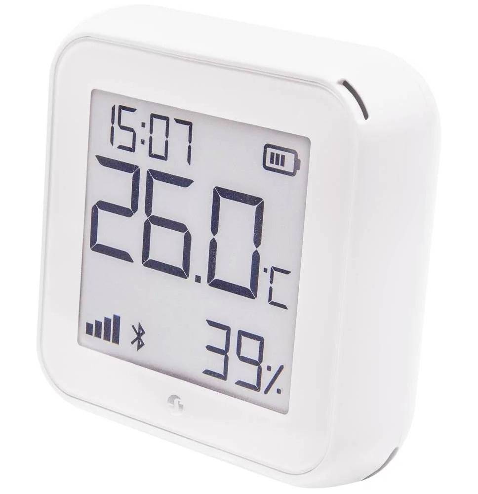 Shelly Sensore Temperat&Umid Wi-Fi + Bluet con display Gen3 Bianco