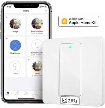 Meross Interruttore a parete Wi-Fi Smart - 220V / 2 WAY - Apple HomeKit