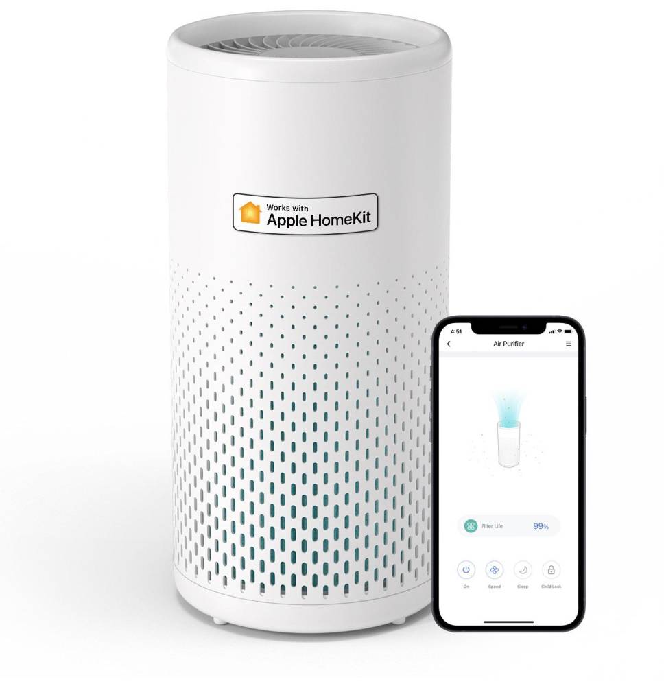 Meross Purificatore d'aria Smart Wi-Fi HEPA 13 Apple HomeKit
