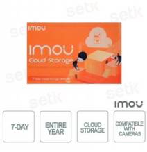Imou New Cloud Storage Basic - Abbonamento Cloud 7gg per un anno