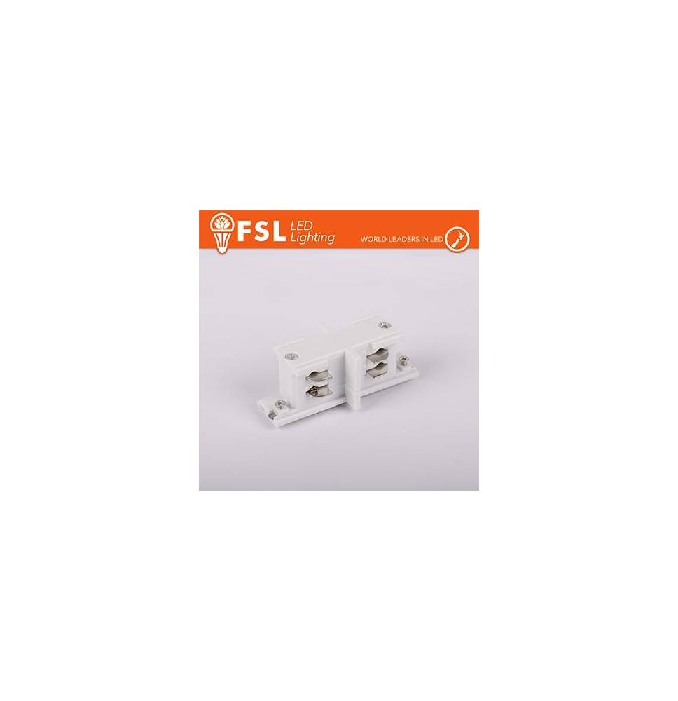 FSL Connettore Forma I mini per binario Trifase - Colore BIANCO