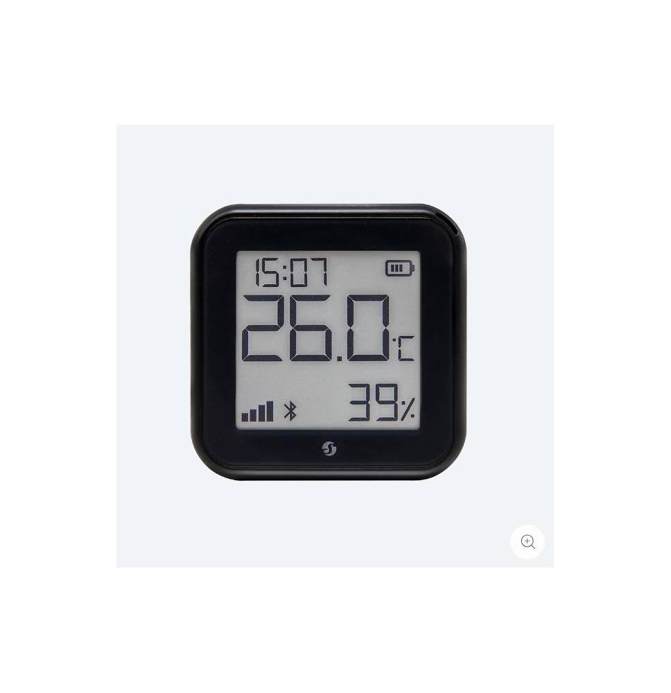 Shelly Sensore Temperat&Umid Wi-Fi + Bluet con display Gen3 Nero
