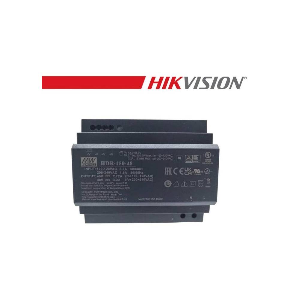 Hikvision Adattatore di alimentazione 150W 48V - DS-KAW150-4N