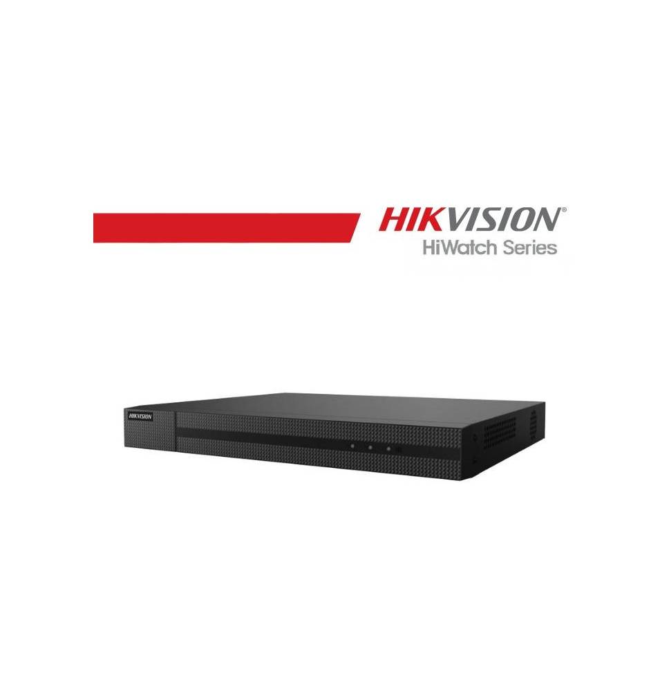 Hikvision-HiWatch NVR 16CH PoE 4K, 2 slot HDD, 160/80Mbps - HWN-4216MH-16P(AI)