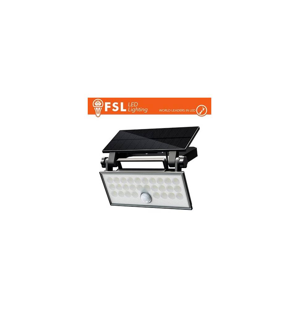 faro da esterno solare con sensore di movimento 60w (6 led)