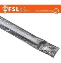 KIT PROFILO ALLUMINIO 6063 - U 2m SILVER - cover opale