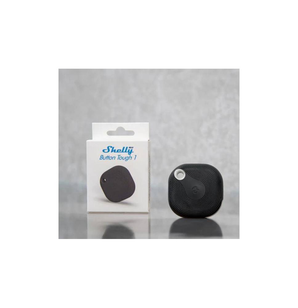 Shelly BLU Button Tough 1 Black - Pulsante Smart Bluetooth IP54 Nero