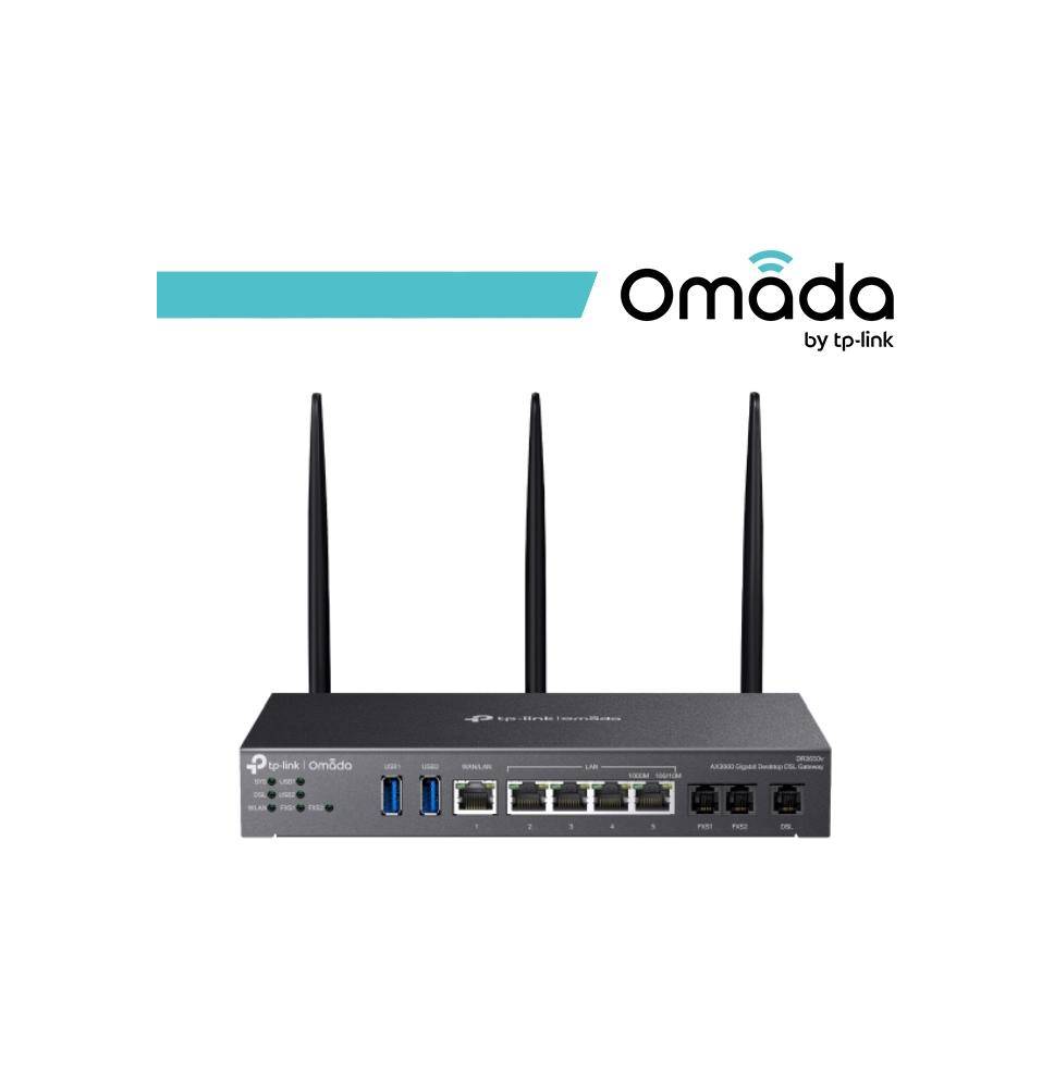 Omada Gateway Desktop Gigabit Wi-Fi 6 AX3000 DSL - DR3650v