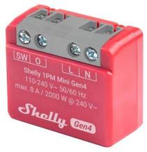 Shelly 1PM Mini Gen4 - Smart Relay 8A AC WiFi/BT/Matter/Zigbee + PM