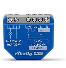 Shelly 1 Gen4 - Smart Relay contatto pulito 16A AC/DC WiFi/BT/Matter/Zigbee